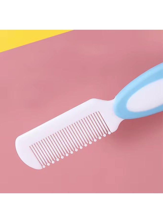 CHICCO Baby Hair Brush and Comb Set for Newborns & Toddlers | Natural Soft Goat Bristles | Ideal for Cradle Cap | Perfect Baby Registry Gift (BLUE) - Image 3